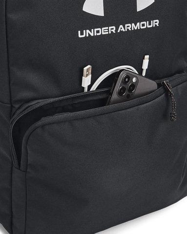 Картинка рюкзак городской Under Armour Loudon Black-silver - 3