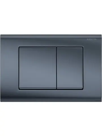 Aquatek PNS-0000004 PNS-0000004 (001C-1Q) Панель смыва Оружейная сталь матовая для INSP-0000001 Pneumo S (клавиши квадрат)