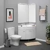 Aquanet 158821 Компл.2 - Зеркало Корнер 88 R угл. + карниз (158821)