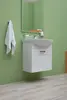 Aquanet 212657 Тумба с раковиной Aquanet Ирис 60 белый (1 ящик, 2 дверцы) (212657)