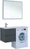 Aquanet 243776 Тумба с раковиной Алвита 120 R цв.серый антрацит (243776)
