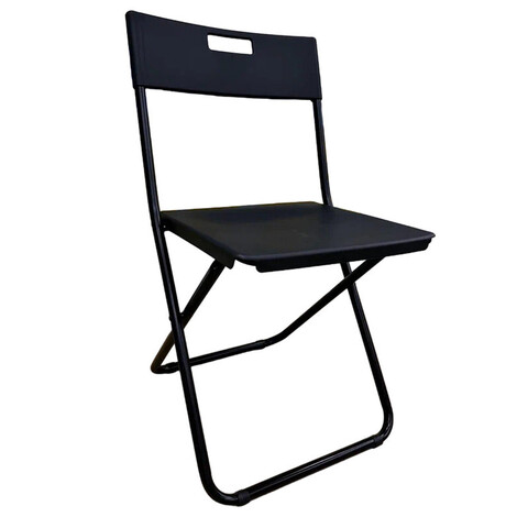 Стул складной Lagman черный, размеры: 46х44х78 см., материалы: полипропилен, металл