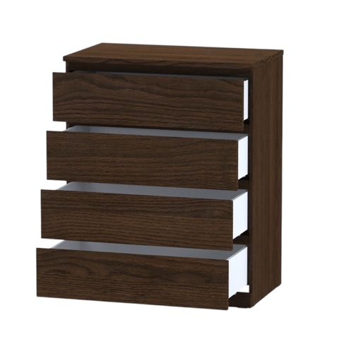 Комод Варма Прайм 4, 80x100x48 см, коричневый