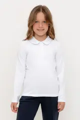 блузка  для девочки  К 301599/белый Ал
