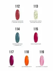 Lavellecollection Лак миниколор тон №114 малахит матовый с шиммером  6мл