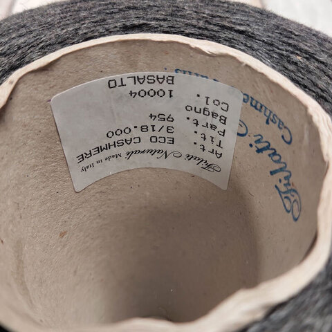 Кашемир FILATI NATURALI ECO CASHMERE 3/18 темно-серый