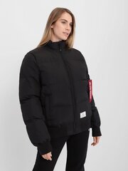 Куртка Alpha Industries MA-1 Quilted Black (Черная)