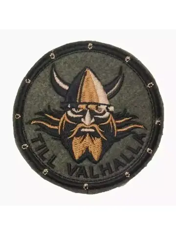 Патч В Вальхаллу викинг (олива)