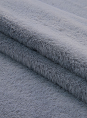 Мех искусственный "Кролик", 330 г/м2, ш. 148 см, серый