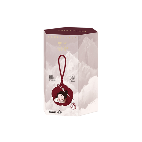 Случайный Iightning провод POP MART Skullpanda The Ink Plum Blossom Series-Cable Line