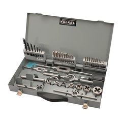 Набор метчиков и плашек M3 -M12 HSS-G 44пр Volkel 49111
