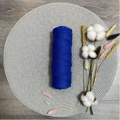 Шнур хлопковый без сердечника, d 4 мм