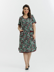 4728 Халат на пуговицах