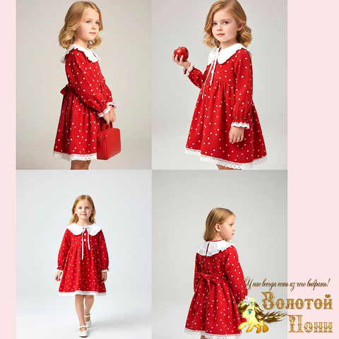 Платье микровельвет д (3-6) 251112-R6142