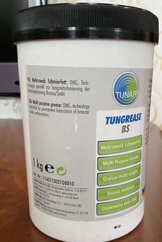 Tunap TUNGREASE BS - многоцелевая мазка для высоконагруженных узлов - 1 кг