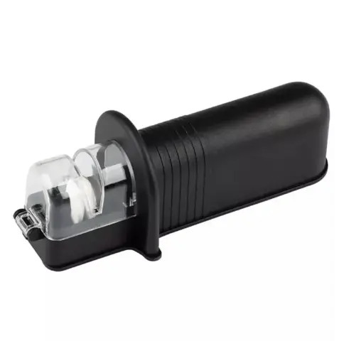 Точилка для ножей PACKAGE 16 см, пластик, черный