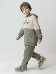 брюки  для мальчика  КР 400889/хаки 6206 к642