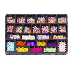 
          Набор для создания украшений-бусины Alingar, 465х335х40мм,"Jewelry 2", 12 вид. бус., подвес, 2х1,2 м леска, карт. уп.