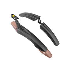 Комплект крыльев 24"-26" XGNB-065 полуфэт чёрно-коричневый/610258