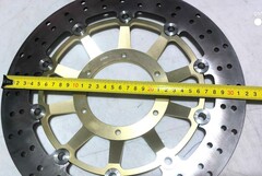 Диск тормозной передний золотой на Honda CBR RR 1000 , CBR RR-ABS 1000 ,CBR RR-SP 1000