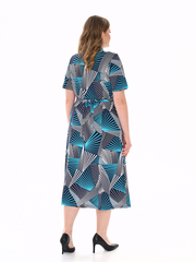 4536 Халат на пуговицах