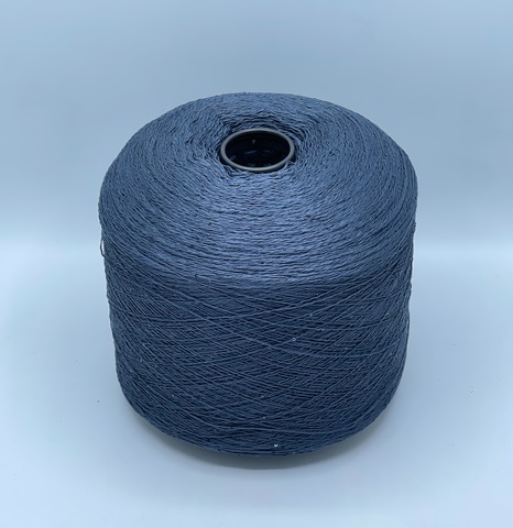 Бобинная пряжа, Linette Pailletes, 450м, 80% Лен, 20% Полиэстер(пайетка), Море+пайетка. 39391