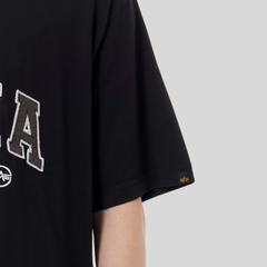 Футболка Alpha Industries UNFRM UNI Tee Black (Черный)