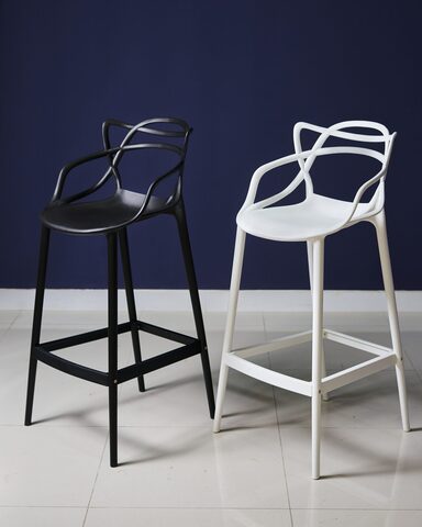 Барный интерьерный стул Masters (стул стилиста, визажиста, бровиста, стул для барной стойки)