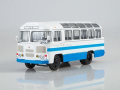 PAZ-672M white-blue 1:43 Modimio Our Buses #7