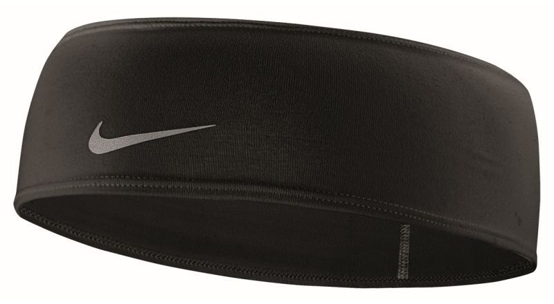 Nike Dri Fit Swoosh Headband 2.0 black silver 4 142 Tennis 24.ru
