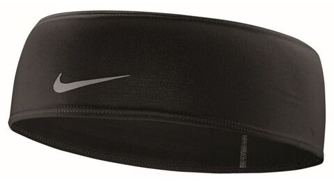 Повязка для головы Nike Dri-Fit Swoosh Headband 2.0 - black/silver