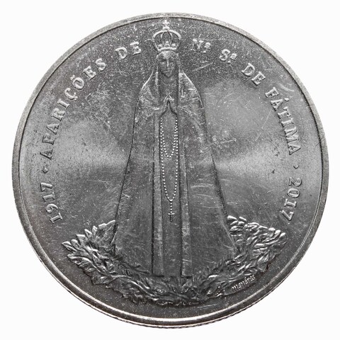 2,5 евро  "Пресвятая богородица в Фатиме" 2017 год