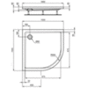 Душевой поддон 100х100 см Ideal Standard Hotline New K278101