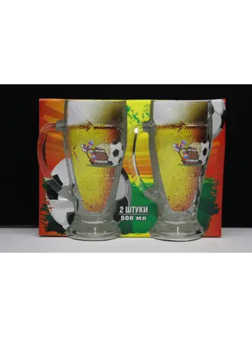 Набор из двух пивных кружек "Футбол"