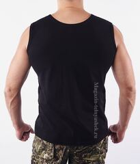 Купить афганку - Магазин тельняшек.ру 8-800-700-93-18Безрукавка-афганка Черная в Магазине тельняшек