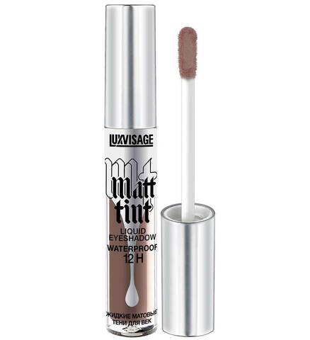 LuxVisage Тени жидкие матовые Matt tint waterproof 12H, тон 110 dark chocolate