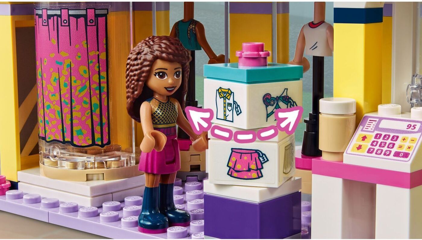 Конструктор LEGO Friends 41427 Модный бутик Эммы купить в Москве | Доставка  по России.