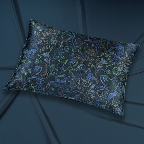 Наволочка 50x70 Mollen Утро темно-бирюзовая хлопковая