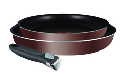 Набор посуды со съемной ручкой Tefal Ingenio Brown Handle 3 22/26см 04217810
