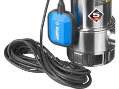 ЗУБР 1100 Вт, дренажный насос для грязной воды, корпус - нерж. сталь, Профессионал (НПГ-Т3-1100-С)