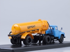 ZIL-130V1 later with semitrailer TC-4 Cement orange Start Scale Models (SSM) 1:43