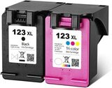 !Комплект картриджей (123XL) для HP DeskJet 2130 F6V19AE / F6V18AE черный + цветной