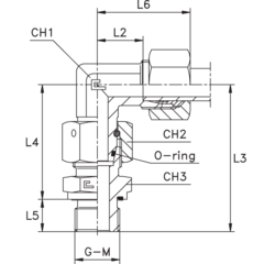 Штуцер FNE90 DL28 BSP1" (корпус) CAST