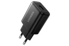 Зарядное устройство UGREEN CD122 (70273) USB-A QC 3.0 18W Fast Charger EU черный
