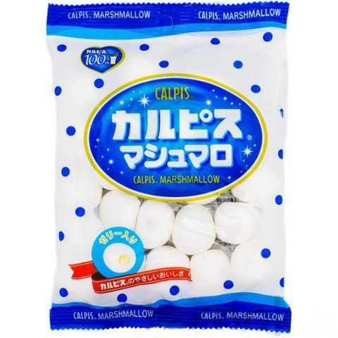 Зефир со вкусом газировки калпис и яблока EIWA, 80 гр
