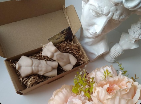 Свеча MAN 17cm / Beige