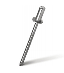 Заклепка вытяжная открытая MESSER Нерж. сталь/Нерж. сталь Sst/Sst. Стандартный бортик. 6,0Х10 мм (Упаковка 50 шт.)