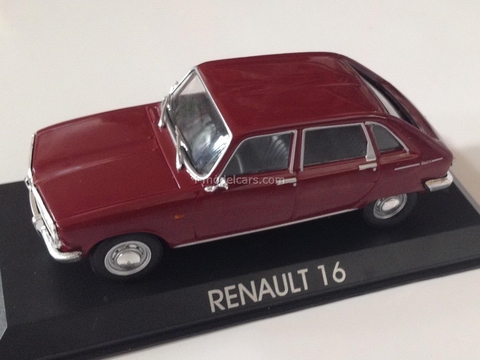 Renault 16 maroon 1:43 DeAgostini Masini de legenda #78