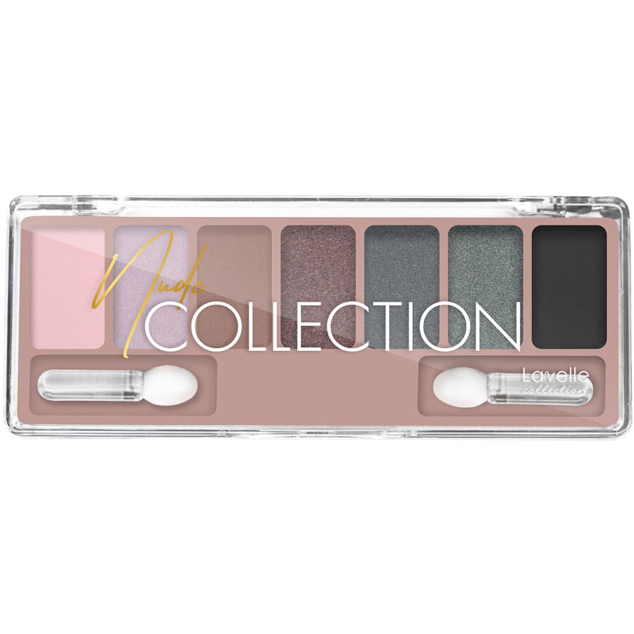 LavelleCollection Тени для век NUDE collection  ES-30 тон 04 серо-розовый нюд