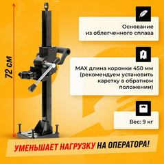 Станина для дрели алмазного сверления 43-58 (совм. с Ken 6110b)